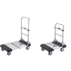 Telescopic handle aluminum hand truck