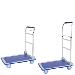 Telescopic handle trolley