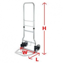 Telescopic aluminum hand truck